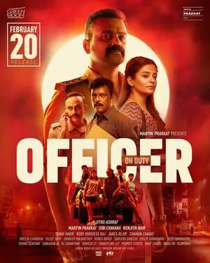 Officer on Duty 2025 Hindi Dual Audio HD Poster Download - Filmyzilla