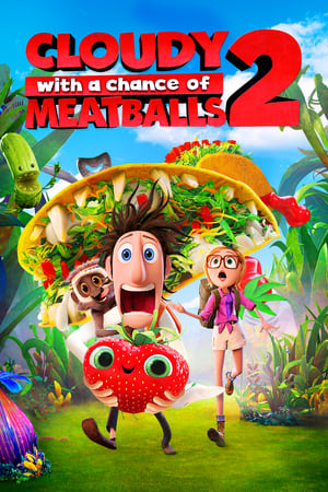 Cloudy with a Chance of Meatballs 2 2013 Hindi Dual Audio Movie [450MB] HD Poster Download - Filmyzilla